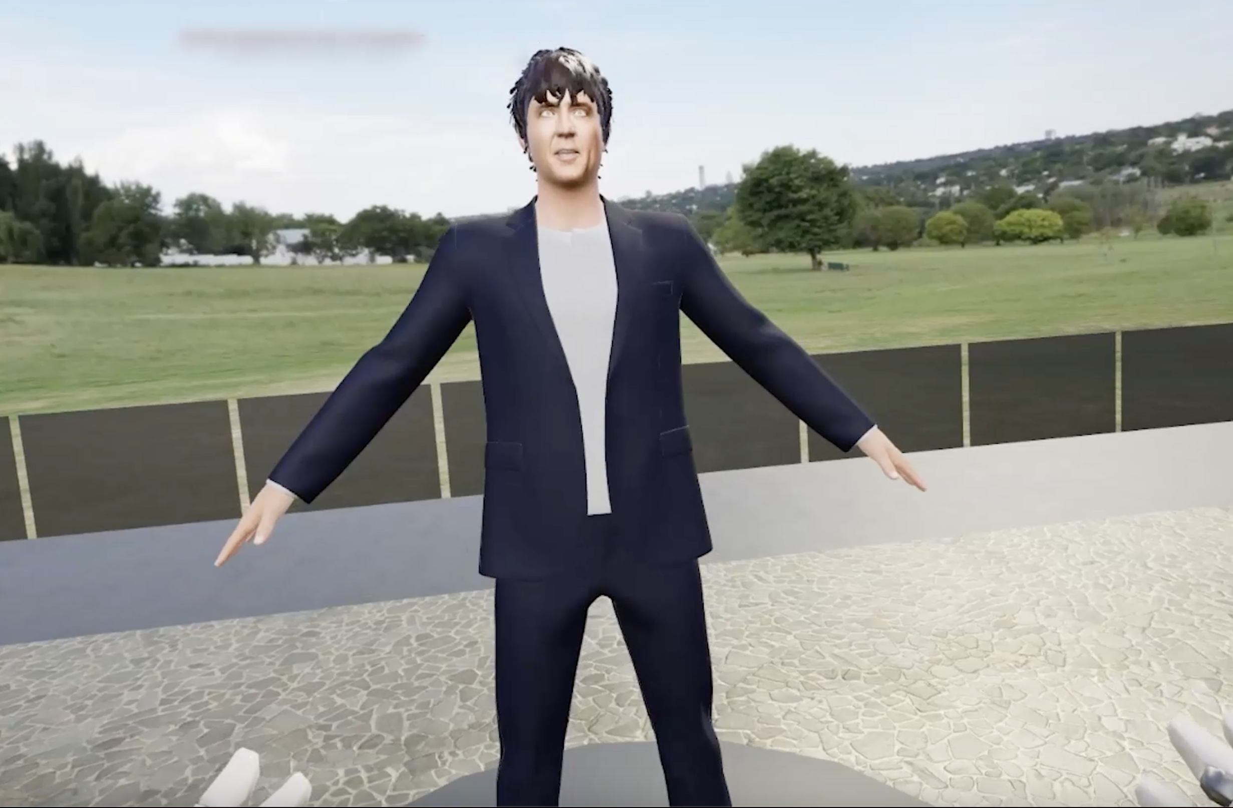 Avatar probándose ropa